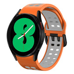 Cinturino in silicone bicolore 20mm per Galaxy Watch4 44mm