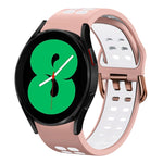 Cinturino in silicone bicolore 20mm per Galaxy Watch4 44mm