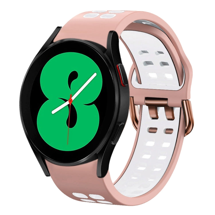 Cinturino in silicone bicolore 20mm per Galaxy Watch4 44mm
