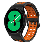 Cinturino in silicone bicolore 20mm per Galaxy Watch4 44mm