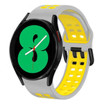 Cinturino in silicone bicolore 20mm per Galaxy Watch4 44mm