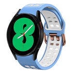 Cinturino in silicone bicolore 20mm per Galaxy Watch4 44mm