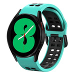 Cinturino in silicone bicolore 20mm per Galaxy Watch4 44mm