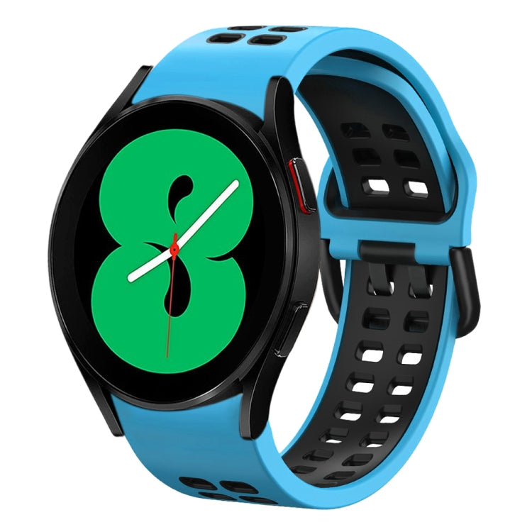 Cinturino in silicone bicolore 20mm per Galaxy Watch4 44mm