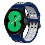 Cinturino in silicone bicolore 20mm per Galaxy Watch4 44mm