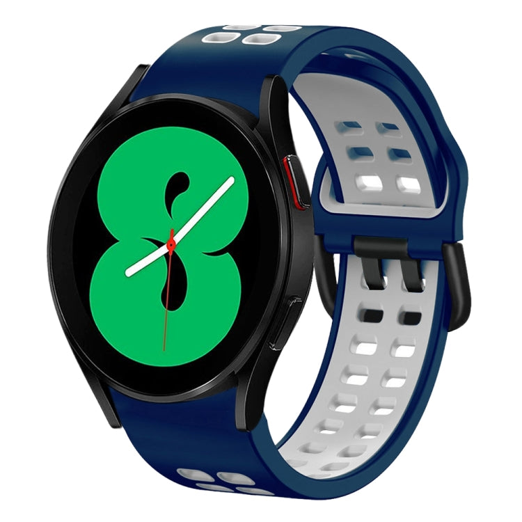 Cinturino in silicone bicolore 20mm per Galaxy Watch4 44mm