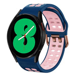 Cinturino in silicone bicolore 20mm per Galaxy Watch4 44mm