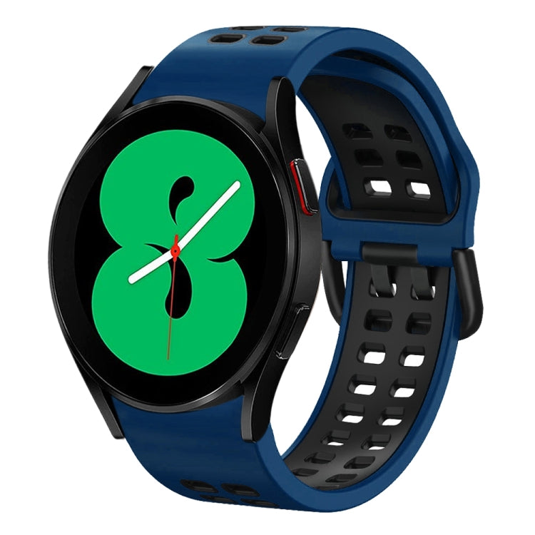 Cinturino in silicone bicolore 20mm per Galaxy Watch4 44mm