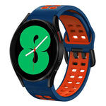 Cinturino in silicone bicolore 20mm per Galaxy Watch4 44mm