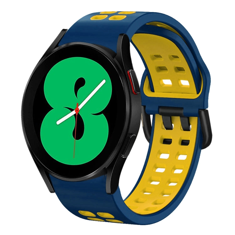 Cinturino in silicone bicolore 20mm per Galaxy Watch4 44mm