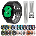 Cinturino in silicone bicolore 20mm per Galaxy Watch4 44mm