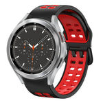 Cinturino in silicone bicolore traspirante da 20 mm, For Samsung Galaxy Watch 4 Classic 46mm