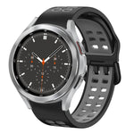 Cinturino in silicone bicolore traspirante da 20 mm, For Samsung Galaxy Watch 4 Classic 46mm