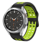 Cinturino in silicone bicolore traspirante da 20 mm, For Samsung Galaxy Watch 4 Classic 46mm