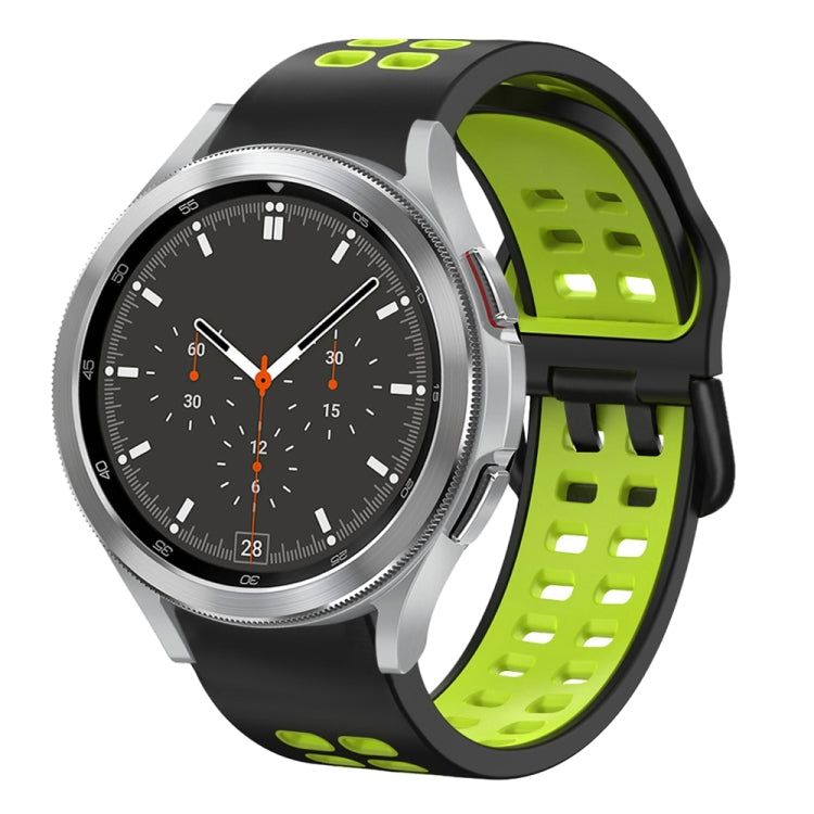 Cinturino in silicone bicolore traspirante da 20 mm, For Samsung Galaxy Watch 4 Classic 46mm