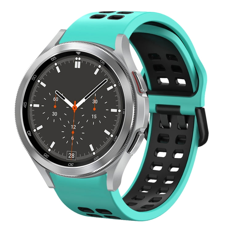 Cinturino in silicone bicolore traspirante da 20 mm, For Samsung Galaxy Watch 4 Classic 46mm