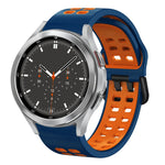 Cinturino in silicone bicolore traspirante da 20 mm, For Samsung Galaxy Watch 4 Classic 46mm