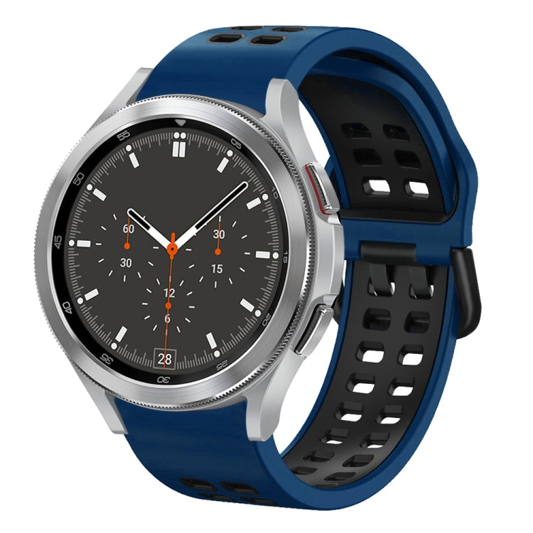 Cinturino in silicone bicolore traspirante da 20 mm, For Samsung Galaxy Watch 4 Classic 46mm