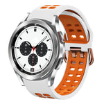Cinturino in silicone bicolore traspirante da 20 mm, For Samsung Galaxy Watch 4 Classic 42mm
