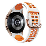 Cinturino in silicone bicolore traspirante da 20 mm, For Samsung Galaxy Watch 4 Classic 42mm
