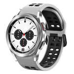 Cinturino in silicone bicolore traspirante da 20 mm, For Samsung Galaxy Watch 4 Classic 42mm