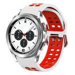 Cinturino in silicone bicolore traspirante da 20 mm, For Samsung Galaxy Watch 4 Classic 42mm