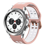 Cinturino in silicone bicolore traspirante da 20 mm, For Samsung Galaxy Watch 4 Classic 42mm