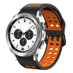 Cinturino in silicone bicolore traspirante da 20 mm, For Samsung Galaxy Watch 4 Classic 42mm