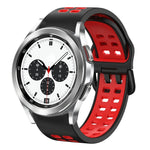 Cinturino in silicone bicolore traspirante da 20 mm, For Samsung Galaxy Watch 4 Classic 42mm