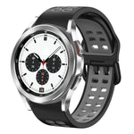 Cinturino in silicone bicolore traspirante da 20 mm, For Samsung Galaxy Watch 4 Classic 42mm