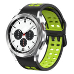 Cinturino in silicone bicolore traspirante da 20 mm, For Samsung Galaxy Watch 4 Classic 42mm