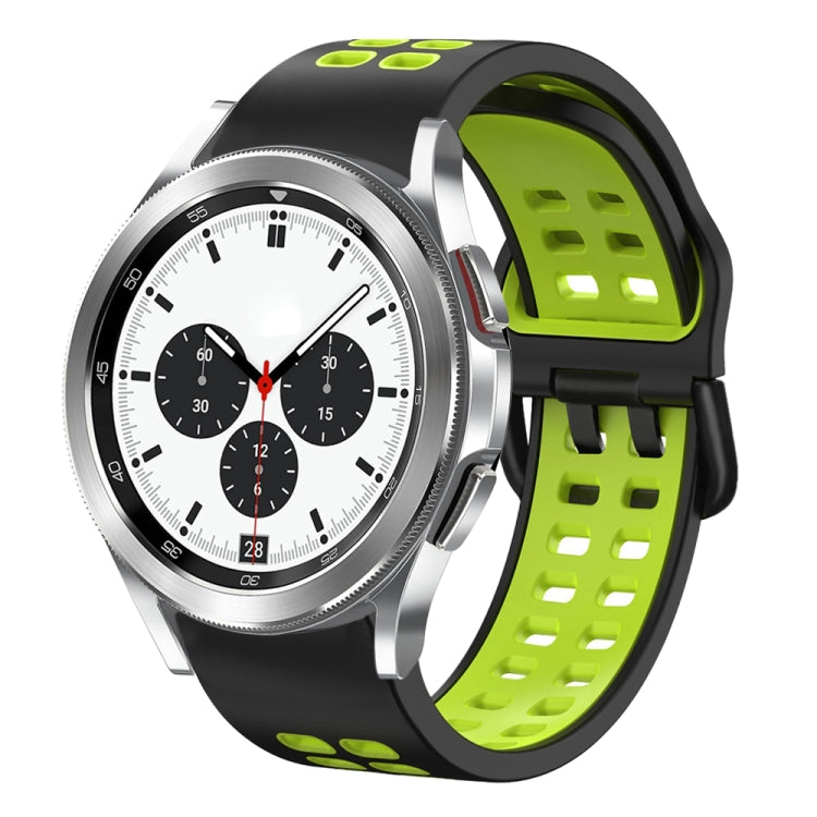 Cinturino in silicone bicolore traspirante da 20 mm, For Samsung Galaxy Watch 4 Classic 42mm
