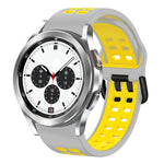 Cinturino in silicone bicolore traspirante da 20 mm, For Samsung Galaxy Watch 4 Classic 42mm