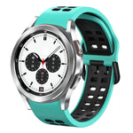 Cinturino in silicone bicolore traspirante da 20 mm, For Samsung Galaxy Watch 4 Classic 42mm