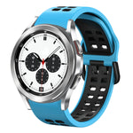 Cinturino in silicone bicolore traspirante da 20 mm, For Samsung Galaxy Watch 4 Classic 42mm