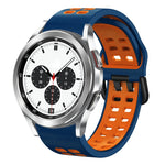 Cinturino in silicone bicolore traspirante da 20 mm, For Samsung Galaxy Watch 4 Classic 42mm