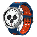 Cinturino in silicone bicolore traspirante da 20 mm, For Samsung Galaxy Watch 4 Classic 42mm