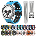 Cinturino in silicone bicolore traspirante da 20 mm, For Samsung Galaxy Watch 4 Classic 42mm