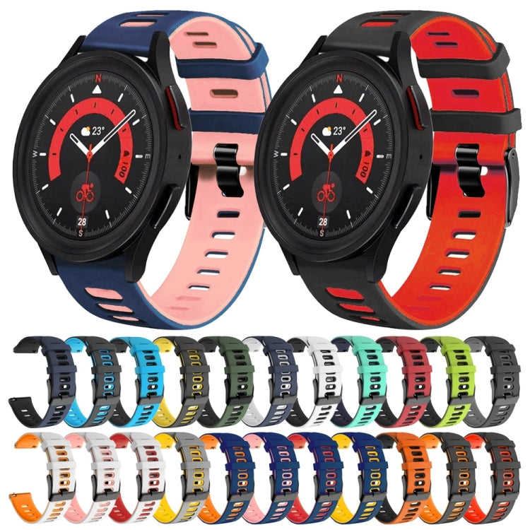 Cinturino in silicone bicolore da 20 mm, For Samsung Galaxy Watch 5  40mm