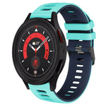 Cinturino in silicone bicolore da 20 mm, For Samsung Galaxy Watch 5  44mm