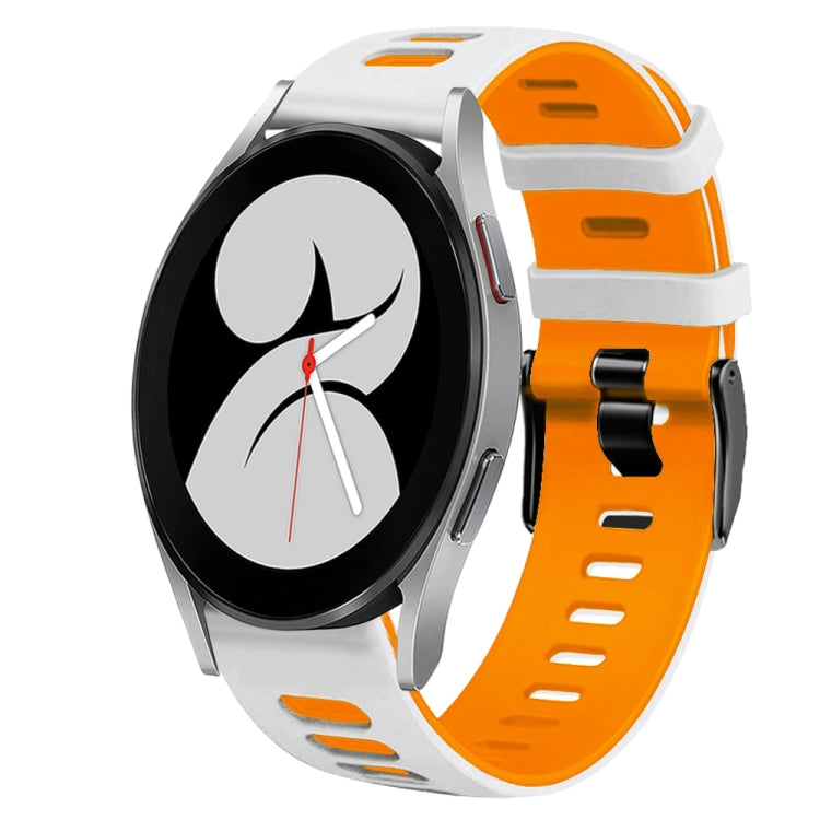 Cinturino in silicone bicolore da 20 mm, For Samsung Galaxy Watch 4 40mm
