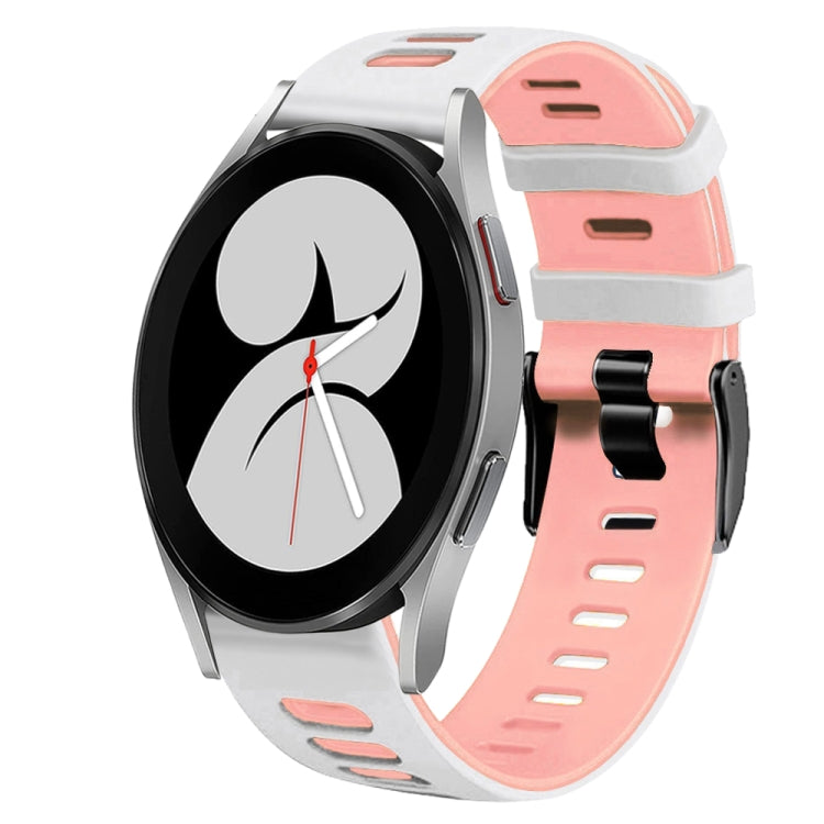 Cinturino in silicone bicolore da 20 mm, For Samsung Galaxy Watch 4 40mm