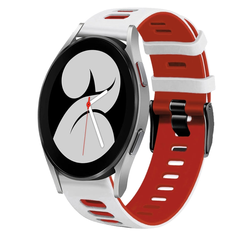Cinturino in silicone bicolore da 20 mm, For Samsung Galaxy Watch 4 40mm