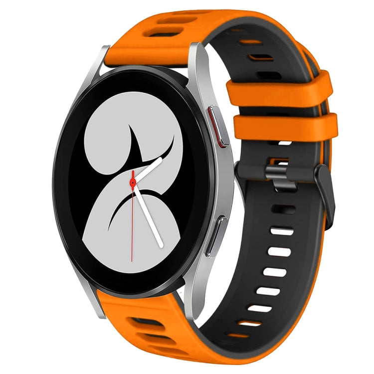Cinturino in silicone bicolore da 20 mm, For Samsung Galaxy Watch 4 40mm