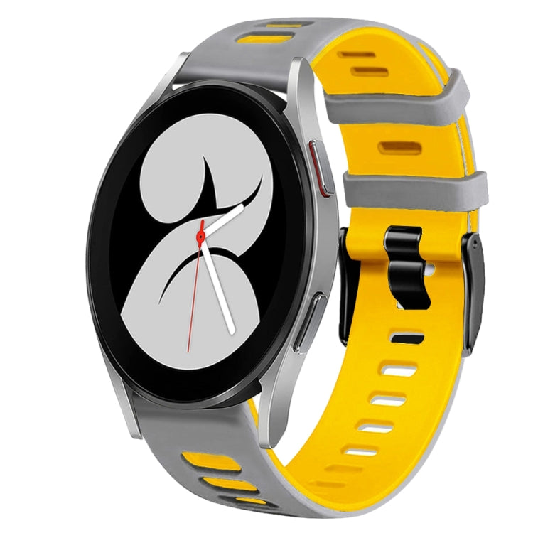 Cinturino in silicone bicolore da 20 mm, For Samsung Galaxy Watch 4 40mm