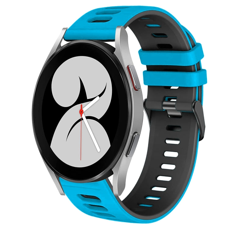 Cinturino in silicone bicolore da 20 mm, For Samsung Galaxy Watch 4 40mm