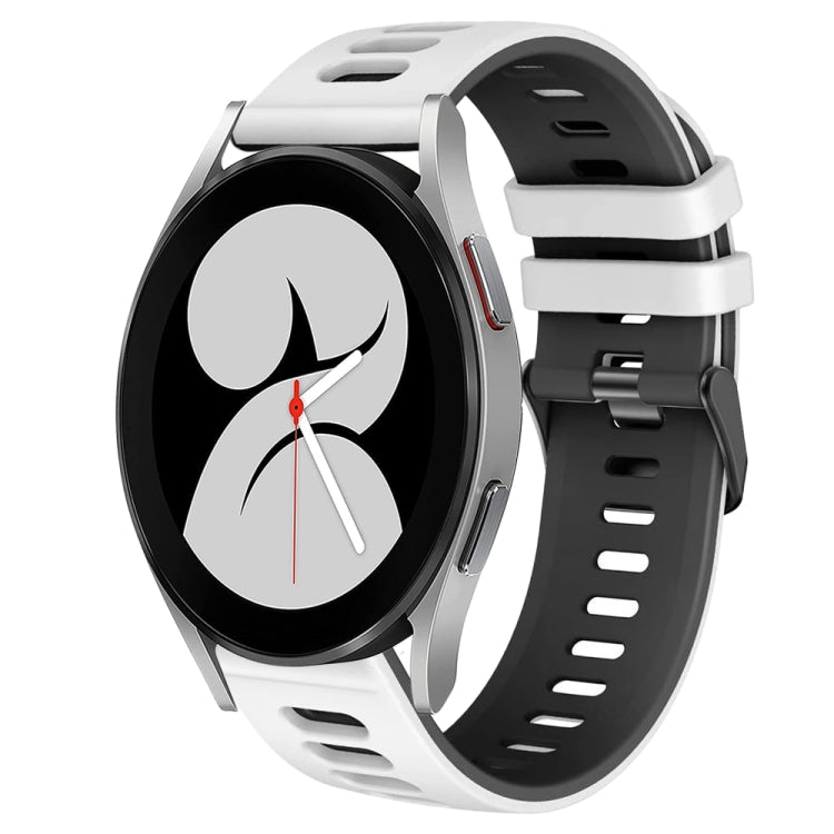 Cinturino in silicone bicolore da 20 mm, For Samsung Galaxy Watch 4 40mm