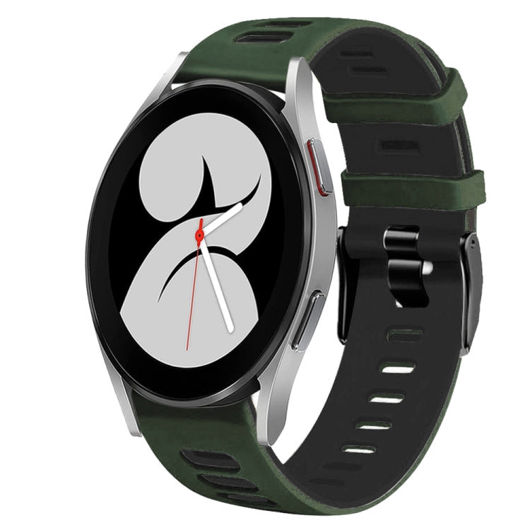 Cinturino in silicone bicolore da 20 mm, For Samsung Galaxy Watch 4 40mm