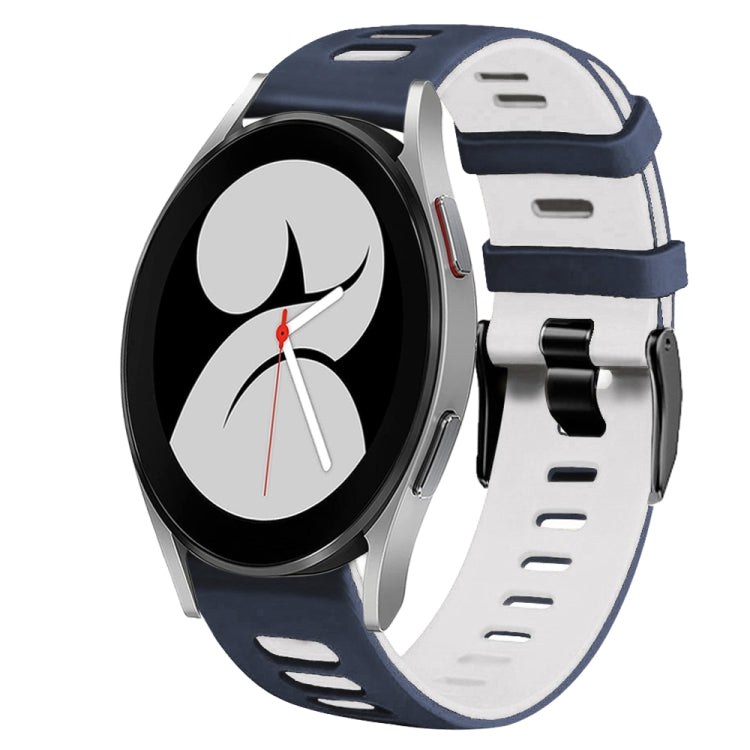 Cinturino in silicone bicolore da 20 mm, For Samsung Galaxy Watch 4 40mm