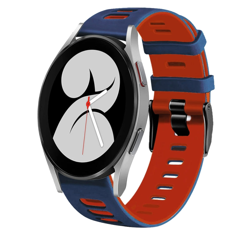 Cinturino in silicone bicolore da 20 mm, For Samsung Galaxy Watch 4 40mm